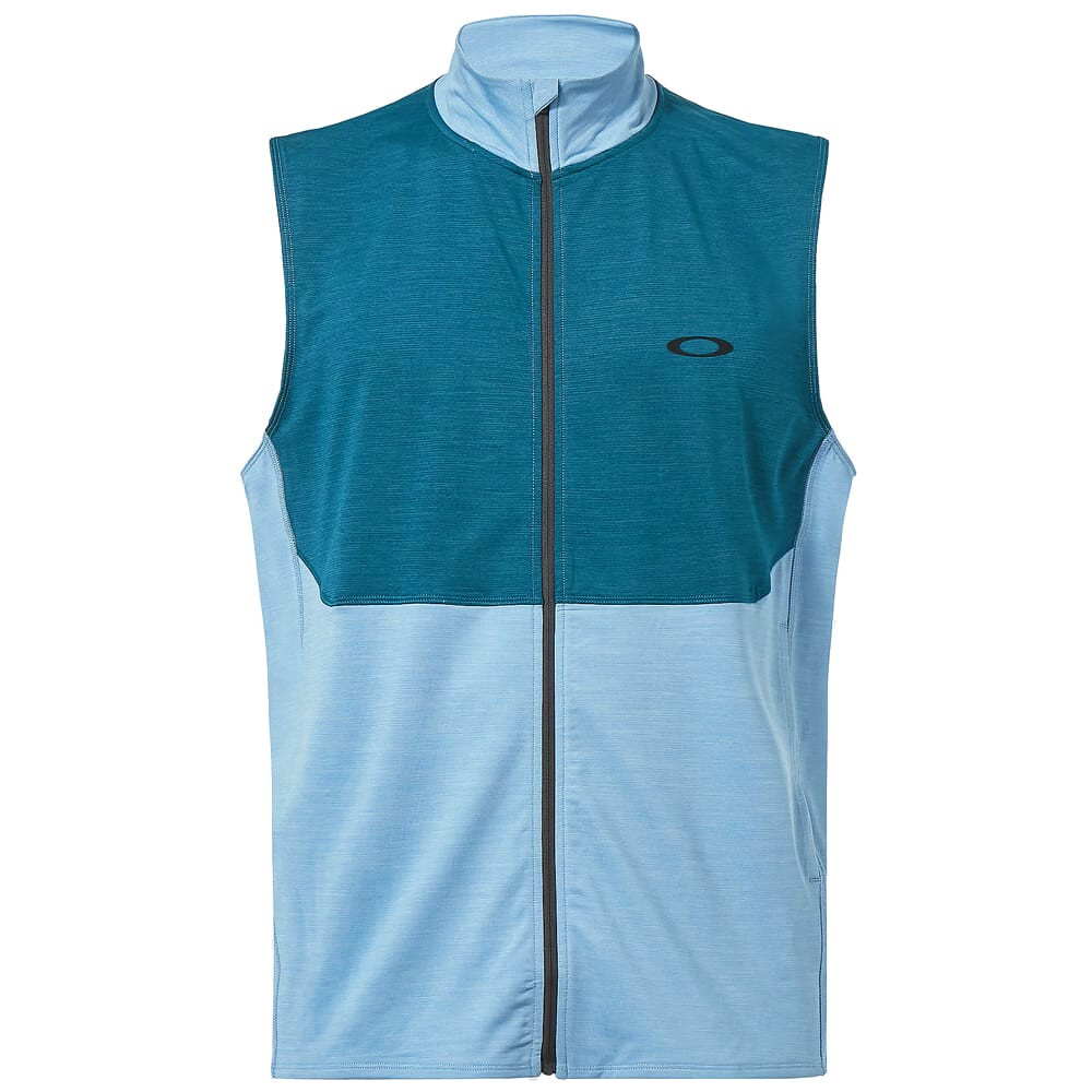 Oakley Gravity Range Stonewash Blue Heather Vest Large FOA403097-6FW-L