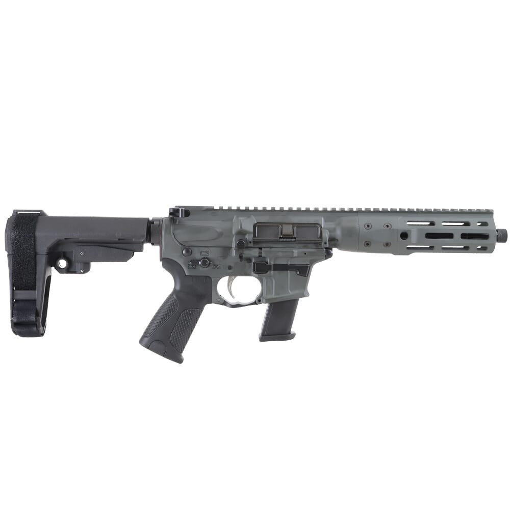 lwrc international LWRC IC-9 9mm 8.5" 1:10" 1/2x28 Bbl Premium Grey Pistol w/SBA3 Brace ICP9PG8SBA3 - $1799.99 at Scopelist.com