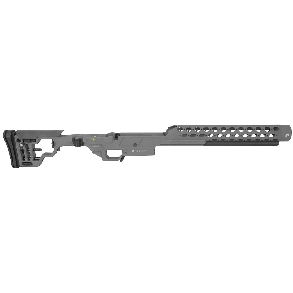 JP APAC Rem 700 SA Right Folding Grey Teflon Finish Chassis w/Arca-Swiss Adapter, and Handguard JPAPAC2-CHASSIS-ARF