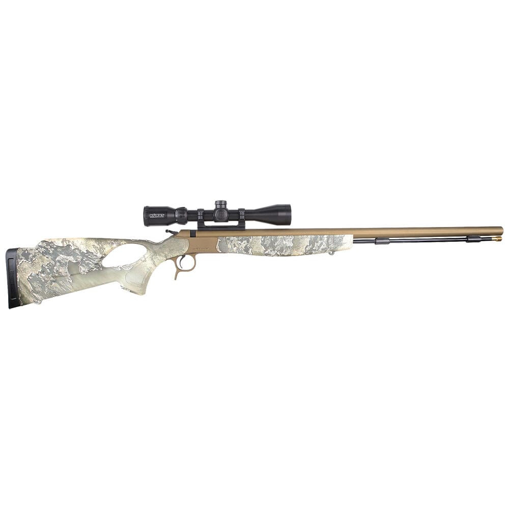 CVA OPTIMA V2 LR TH .50 Cal 28" 1:28" Bbl Burnt Bronze/Excape BA Inline Muzzleloader w/KonusPro 3-9x40 BDC, DuraSight Mounts & Soft Case PR2037NSC