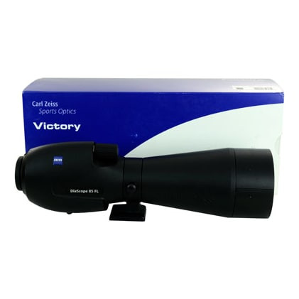 Zeiss DiaScope 85 T* FL black straight body with 15-56/20-75x eyepiece. In excellent condition. Comes with lens cover and instructions-UA622
