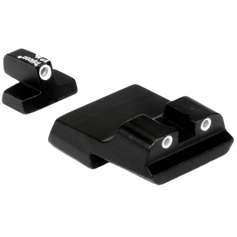 Trijicon SW1911 3 Dot Night Sight Set SA36 600437 in Front White Outline/green Tritium