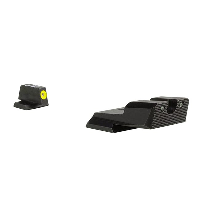 Trijicon HD XR™ Night Sights - Smith & Wesson M&P SHIELD, M&P SHIELD Plus, and M&P SHIELD 2.0 SA639-C-600855 in Front Yellow Outline/green Tritium
