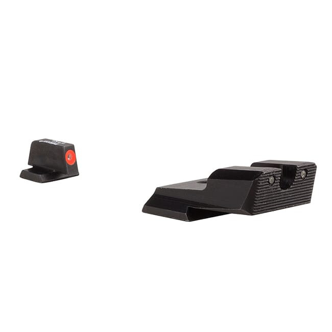 Trijicon HD XR™ Night Sights - Smith & Wesson M&P SHIELD, M&P SHIELD Plus, and M&P SHIELD 2.0 SA639-C-600856 in Front Orange Outline/green Tritium