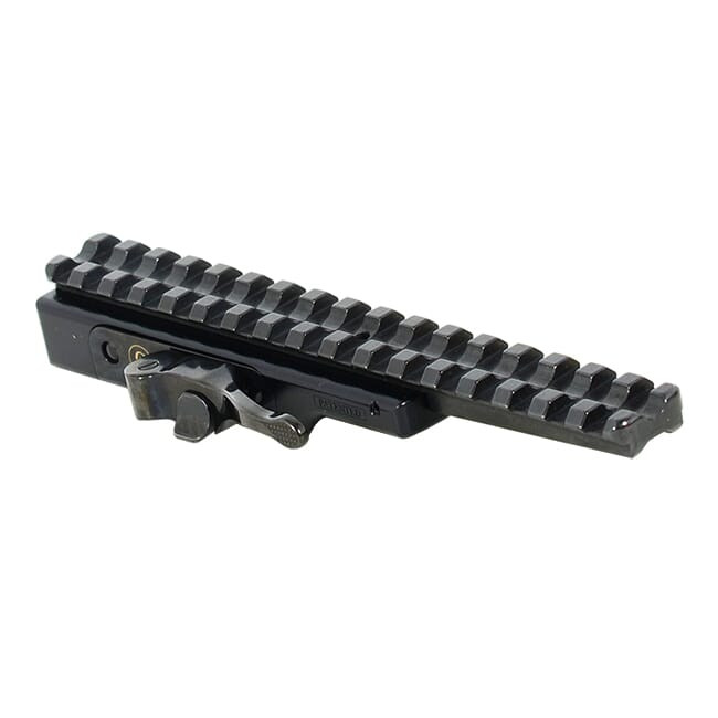 Contessa SRL Contessa Simple Black Tactical Picatinny Rail with Steel Extension Base for Night Vision Devices SBP02