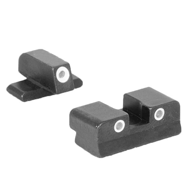 Trijicon SIG P238 3 Dot Night Sight Set SG07 600480 in Front White Outline/green Tritium