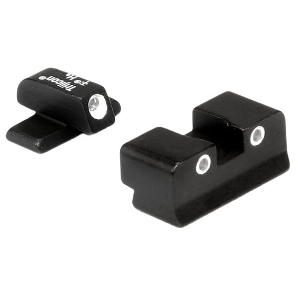Trijicon Springfield XD 3-Dot Front and Rear Set SP01 600481 in Front White Outline/green Tritium
