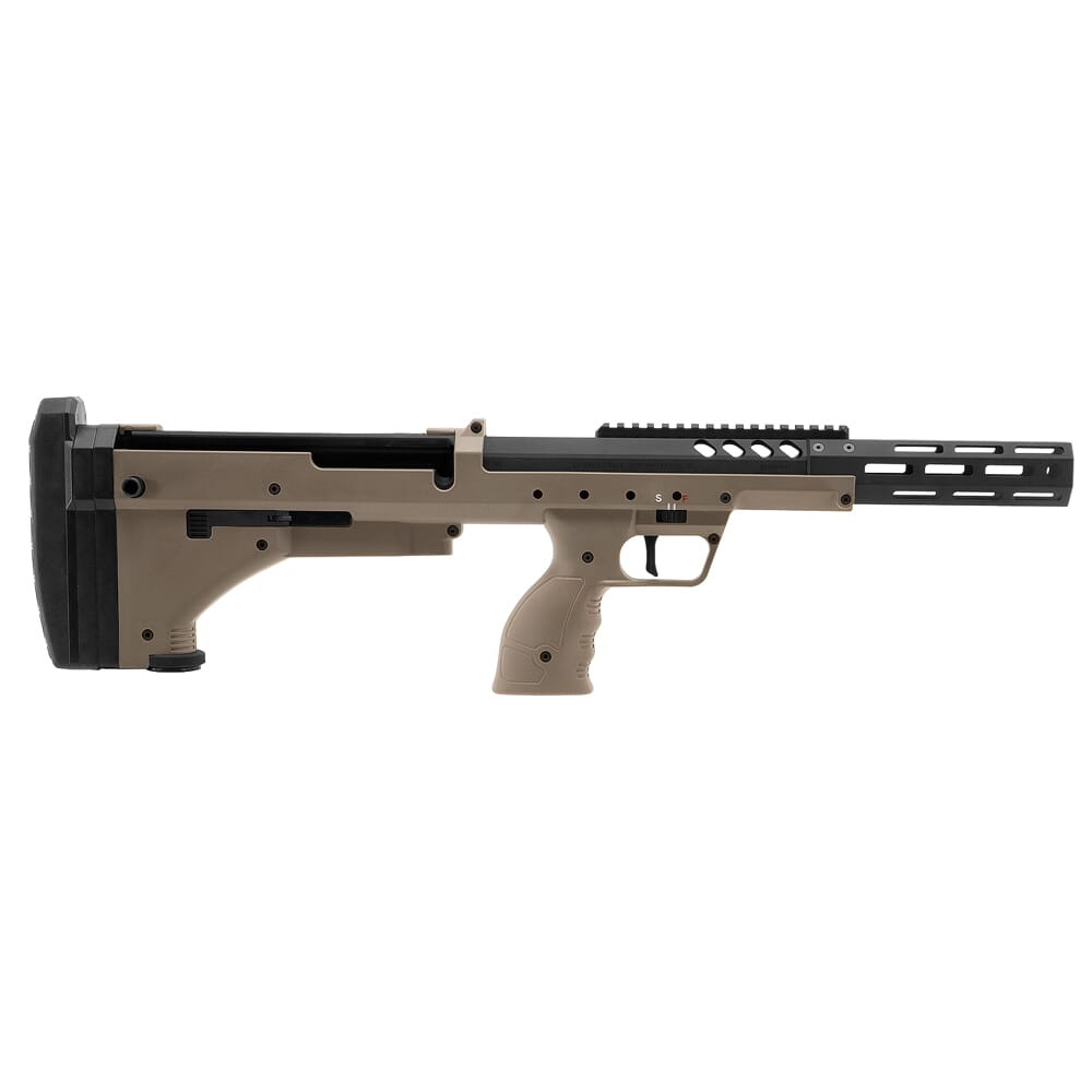 Desert Tech SRSA2 Covert RH BLK/FDE Rifle Chassis w/Monopod SRS-CH-CR-BF