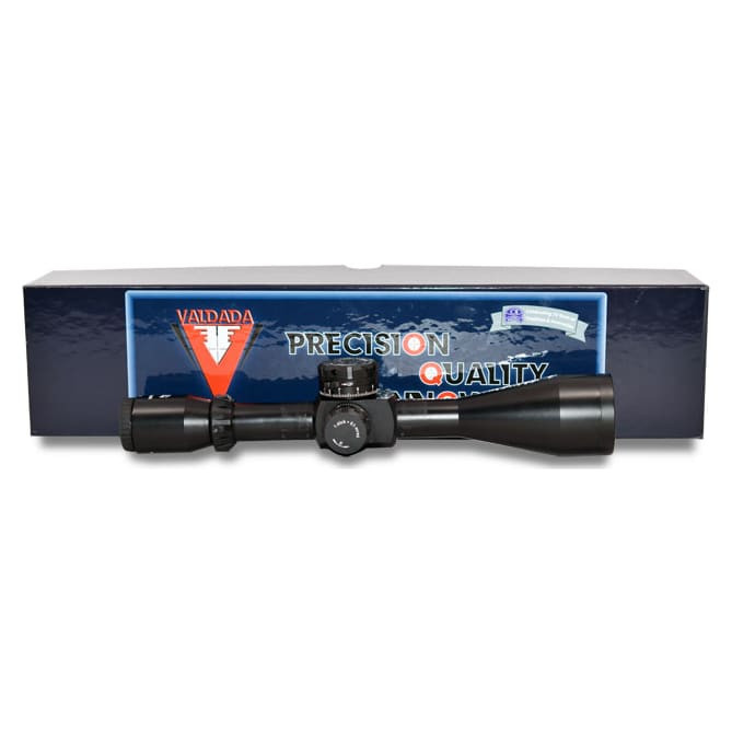 Valdada- IOR 4-16x50 FFP,. 8x1 Reticle, Zero stop, digital illumination, In good shape with ring marks-UB417