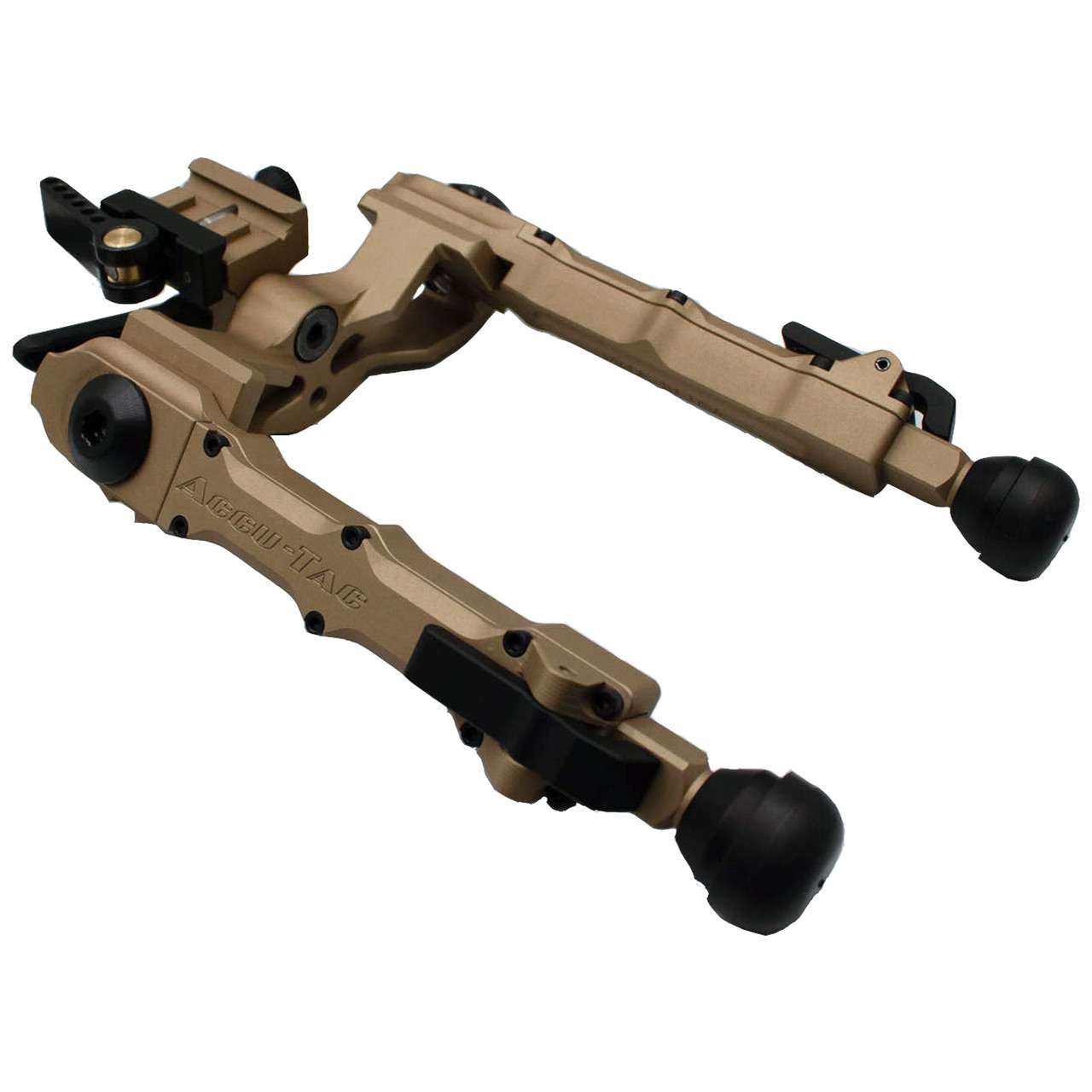 Accu-Tac FDE/TAN WB-4 Wide Body Bipod Picatinny TWBB-0400