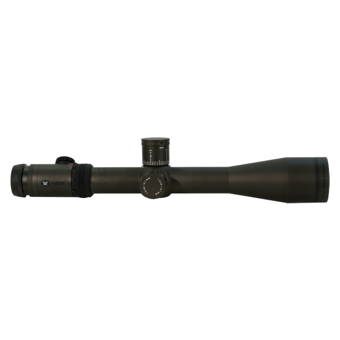 Vortex Razor HD 5-20x50 Rifle Scope EBR-2 MRAD 35mm. In good condition with faint ring marks and has a scratch on bottom of reticle housing. Comes with sun shade and flip up lens covers. No instructions.-UB779