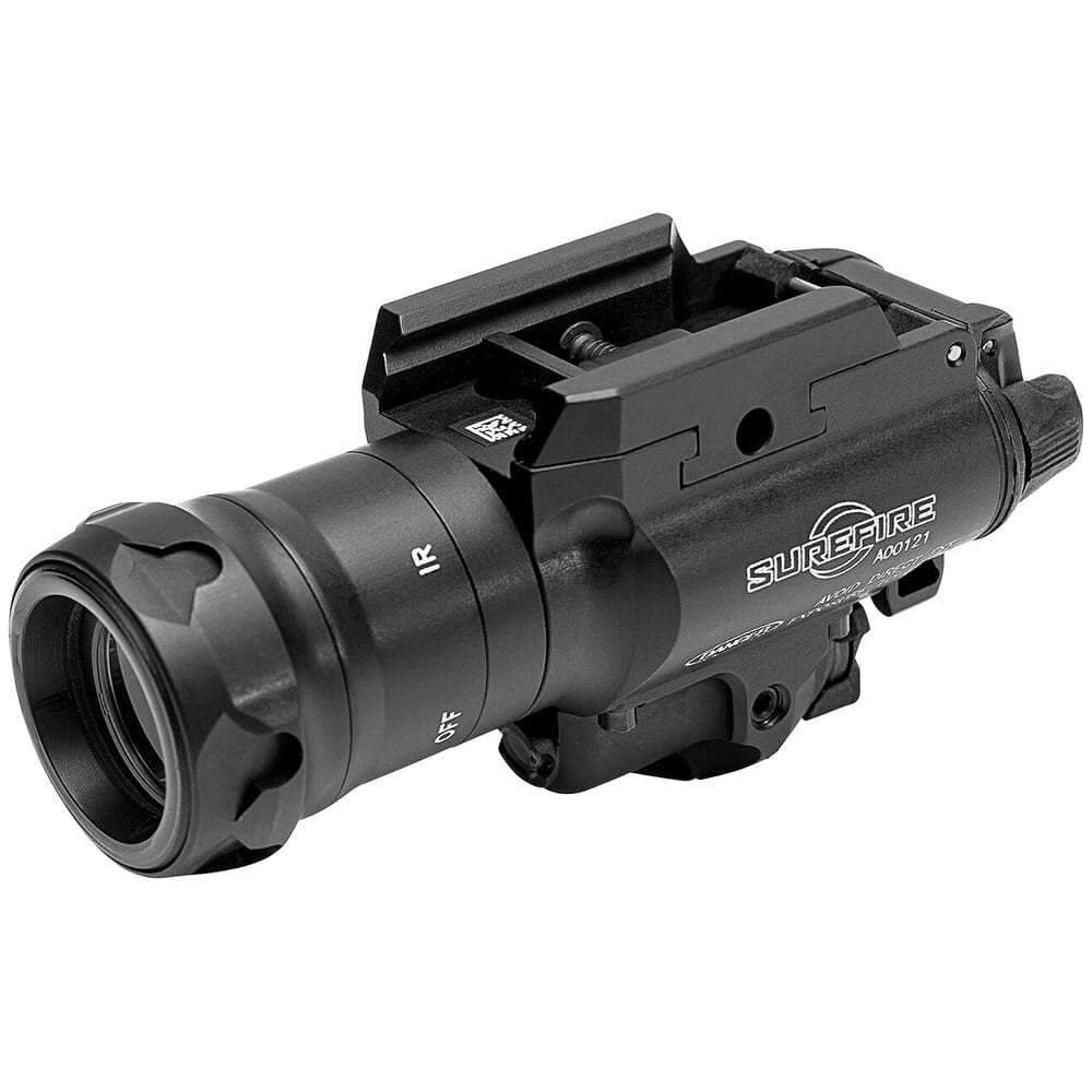 SUREFIRE Dedicated For Masterfire Rdh, X400 Vampire, 6V, White/Infrared Leds,  Universal/Picatinny Thumbscrew Rail Mount, 350 Lumens/120Mw, Consumer Infrared Laser, Black, Z-Xbc Push/Toggle Switch (SUR-X400VH-B-IRC)