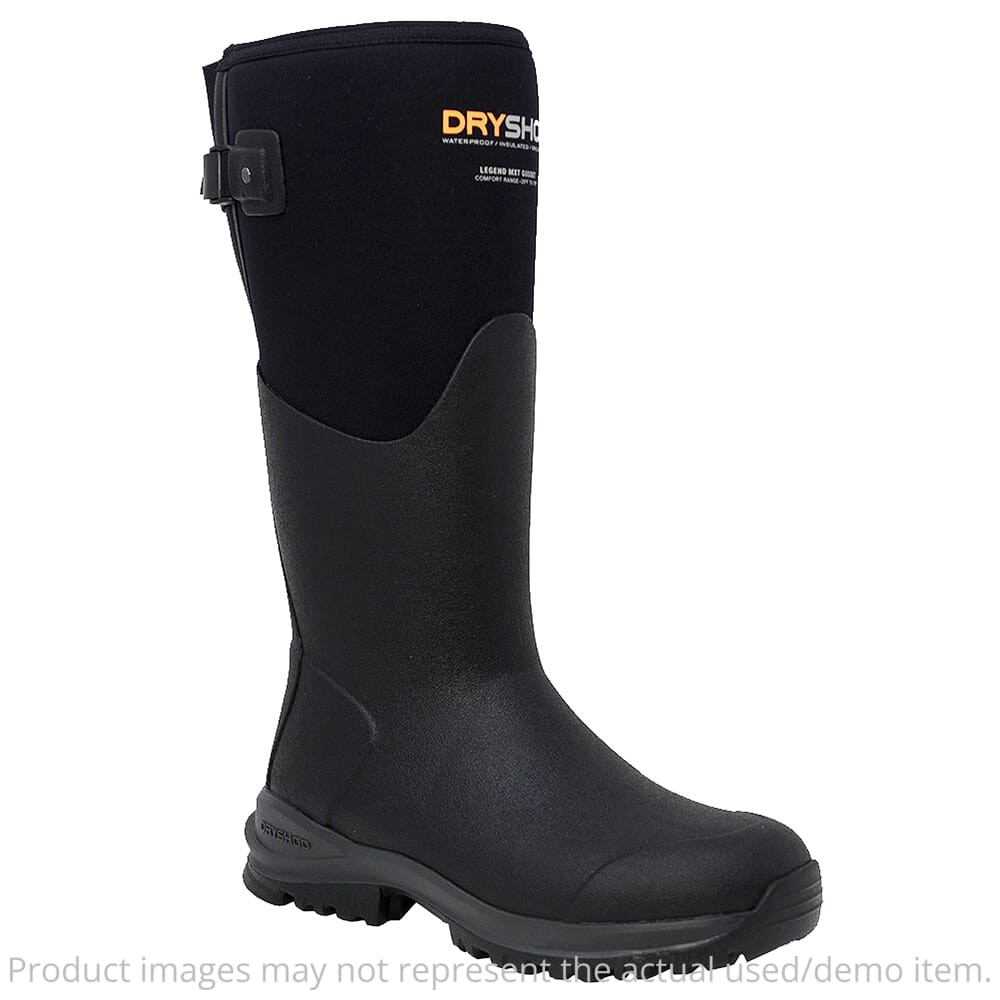 Dryshod USED Legend MXT Gusset Black/Grey Size 7 Boots LGXG-WH-BK-W07 - Like New - Damaged Box UA7147