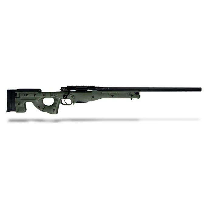 Accuracy International AE MK III .308 Win 24 inch Plain bbl Green Fixed Stock with AI AW Hard Case custom made by Explorer of Italy. In excellent condition (Like New).-UA744