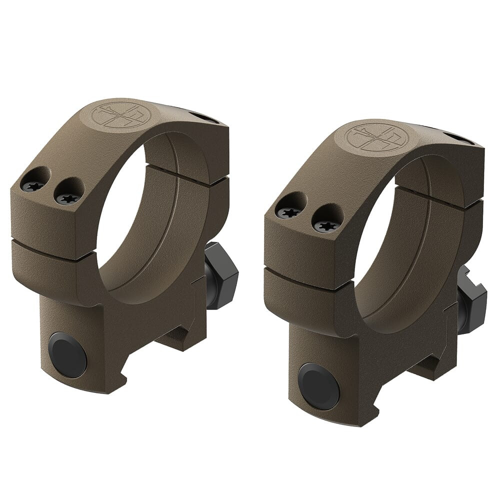LEUPOLD Mark 4 35mm High Flat Dark Earth Scope Rings (185237)