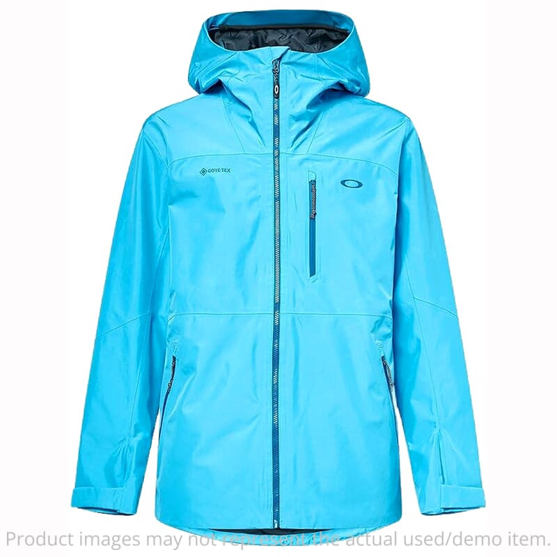 Oakley USED Unbound Gore-Tex Bright Blue Shell Jacket Large FOA404734-642-L Like New, No Tags USED7620