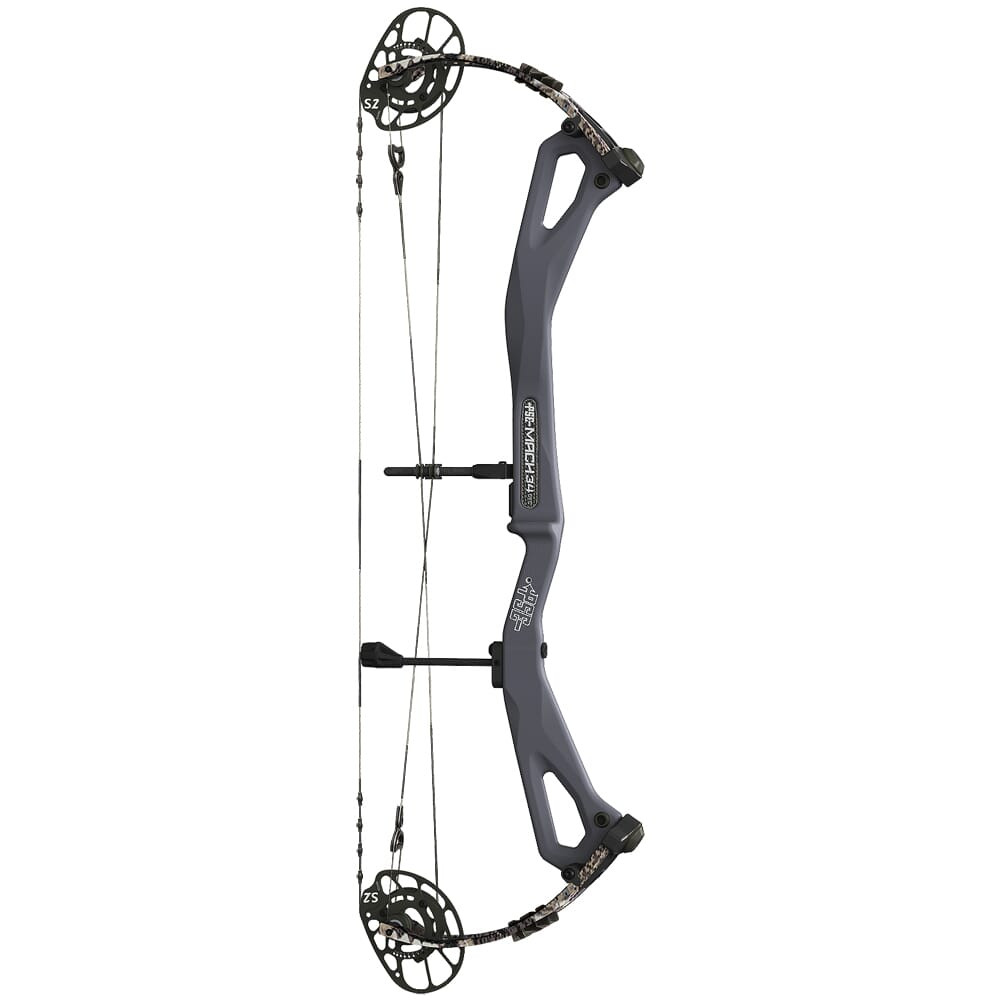 PSE Mach 34 S2 LH Charcoal Riser/Elevated II Limbs 29-80 Bow 2234S2LCE2980