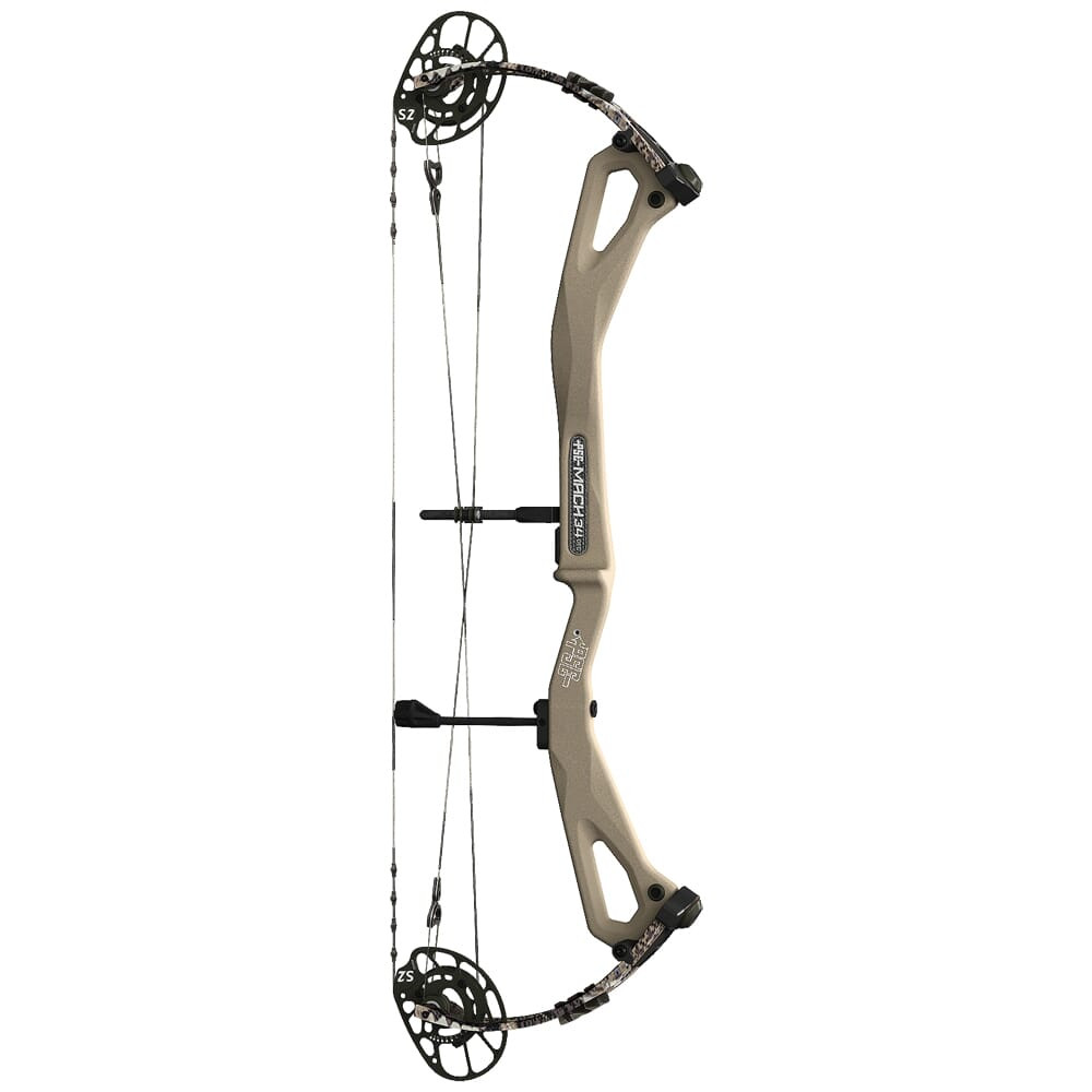 PSE Mach 34 S2 LH Tan Riser/Elevated II Limbs 29-70 Bow 2234S2LTE2970