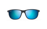 Maui Jim Lele Kawa Dragon's Teeth Polarized Sunglasses - Dark Navy Stripe/Blue Hawaii