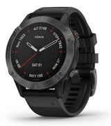 Garmin Fenix 6 Sapphire 47mm Premium Smartwatch - Carbon Gray DLC/Black