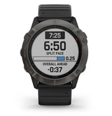 Garmin Fenix 6X Sapphire 51mm Premium Smartwatch - Carbon Gray DLC/Black