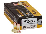 Sig Sauer Elite Ball 380 Auto 100gr FMJ 50 Round Box