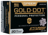 SPEER 24261GD GOLD DOT 30SC      115 HP      20/10 (s)