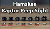 Hamskea Raptor Peep 3/16