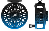 Abel SDS 7/8wt Black and Blue Fade Ported with Black and Blue Fade Drag Knob & Black Aluminum Handle