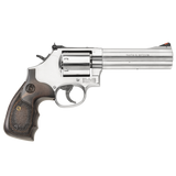 Smith & Wesson 686 PLUS 3-5-7 Magnum Series .357 Mag Stainless Wood Grip 5" 7RD Revolver