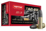 Norma TAC-22 .22 LR 40gr Lead Round Nose 50 Round Box