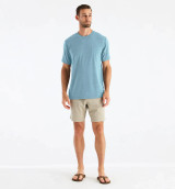 Free Fly Bamboo Flex Pocket Tee Shirt - Heather Mineral