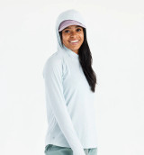 Free Fly Women's Elevate Hoodie - Heather Tide Pool