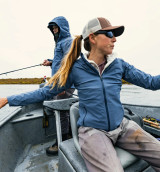 Free Fly Women's Cloudshield Rain Jacket - Heron Blue