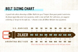 Zilker Belts Willie - Size Guide