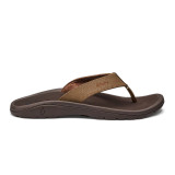 OluKai Men's 'Ohana Beach Sandals - Tan/Dark Java