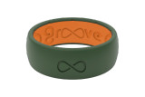 Groove Silicone Ring-Moss Green Orange
