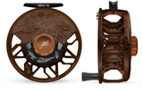 Abel Rove 7/9 Satin Dark Brown Redfish Dawn: Satin Dark Brown Drag Ebony Handle Fly Reel