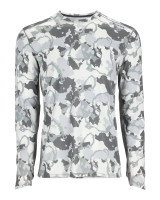 Simms Men's Solarflex Crew Shirt - Regiment Camo Cinder/Cinder