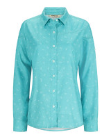 Simms Women's Isle Shirt - Dragon Fly Gulf Blue