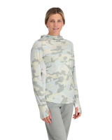 Simms Women's Solar Flex Hoody - Woodland Camo Cinder