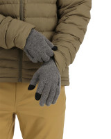 Simms Wool Full Finger Glove - Steel