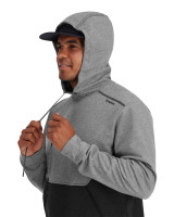 Simms Men's CX Hoody - Steel Heather/Black Heather