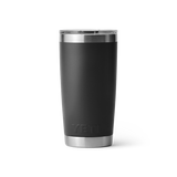 YETI Rambler Black Tumbler with Magslider Lid