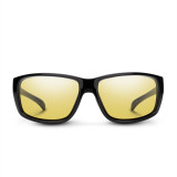 Suncloud Milestone Black Polarized Yellow Sunglasses