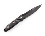 Microtech SS Socom Alpha Mini S/E Fixed Blade DLC CF Black 5.6" Knife