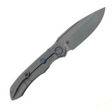 Microtech Anax Integral Frame Lock Knife BB Ti/Carbon Fiber 4" Knife