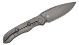 Microtech Anax S/E Frame Lock DLC Black Titanium Pivot Collar CF Inlay 3.8" Knife