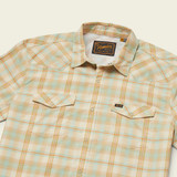 Howler Brothers H Bar B Tech Longsleeve Shirt- Leon Plaid : Brown Rice