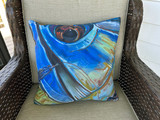 Deyoung Reversible Indoor Throw Pillow-Tarpon Face